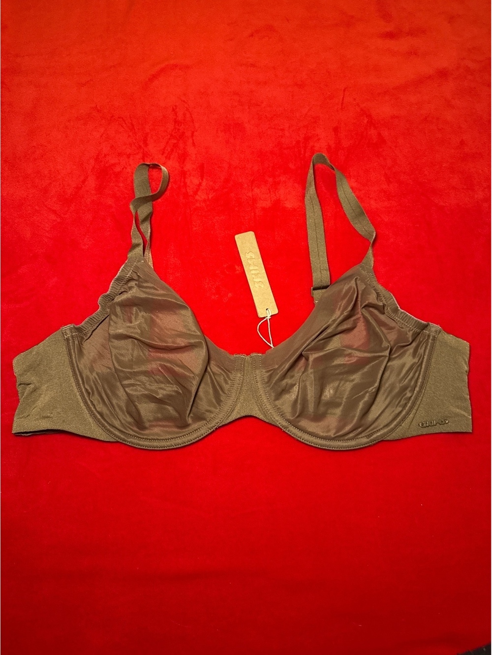 Skims No Show Molded Unlined Demi Bra Color Jasper Size 40C